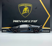 Load image into Gallery viewer, HH 1:64 Matte Black Revuelto LB744 Sports Open Model Diecast Metal Car New Collection

