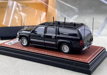 Load image into Gallery viewer, MK 1:64 Black Suburban CIA Jamming SUV Sports Model Diecast Metal Car New Collection
