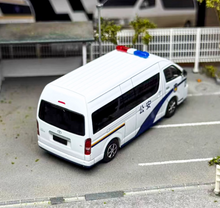 Load image into Gallery viewer, Masdi 1:64 Police Hiace H200 Mini Van Sports Model Diecast Metal Car New Collection
