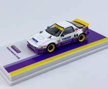 Load image into Gallery viewer, Tarmac 1:64 White JDM RX-7 FC3S Pandem #66 Sports Model Diecast Metal Car New Collection
