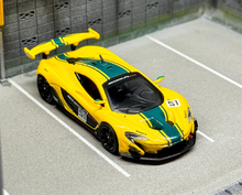 Load image into Gallery viewer, CM 1:64 HEC Set Yellow Mclaren P1 Senna GTR Sports Model Diecast Metal Car New Collection
