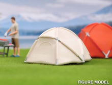Load image into Gallery viewer, 1:64 Painted Figure Model Miniature Resin Diorama Sand Camping Tent Camp Toy
