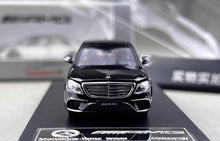 Load image into Gallery viewer, RM 1:64 Black S63 W222 Luxury Sedan Sports Model Diecast Metal Car New Collection
