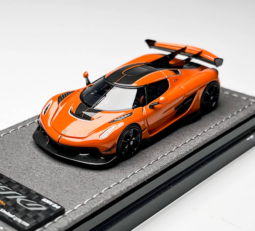 GRYNING 1:64 Orange JESKO Racing Sports Model Diecast Resin Car New Collection