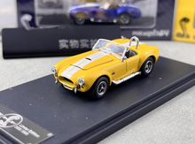 Load image into Gallery viewer, FW 1:64 Yellow Shelby 427 COBRA Convertible Sports Model Diecast Metal Car New Collection
