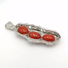 Load image into Gallery viewer, Nature Jade Lucky Beans Pendant Necklace Gift For Woman Jewelry charm Blessing R
