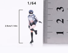 Load image into Gallery viewer, 1:64 Painted Figure Model Miniature Resin Diorama Sand Racer Man Woman Racing
