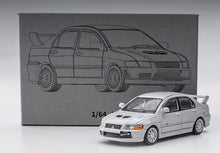 Load image into Gallery viewer, JKM 1:64 Grey JDM Mitsubishi Lancer Evolution EVO 7 VII Racing Sport Model Toy Metal Car
