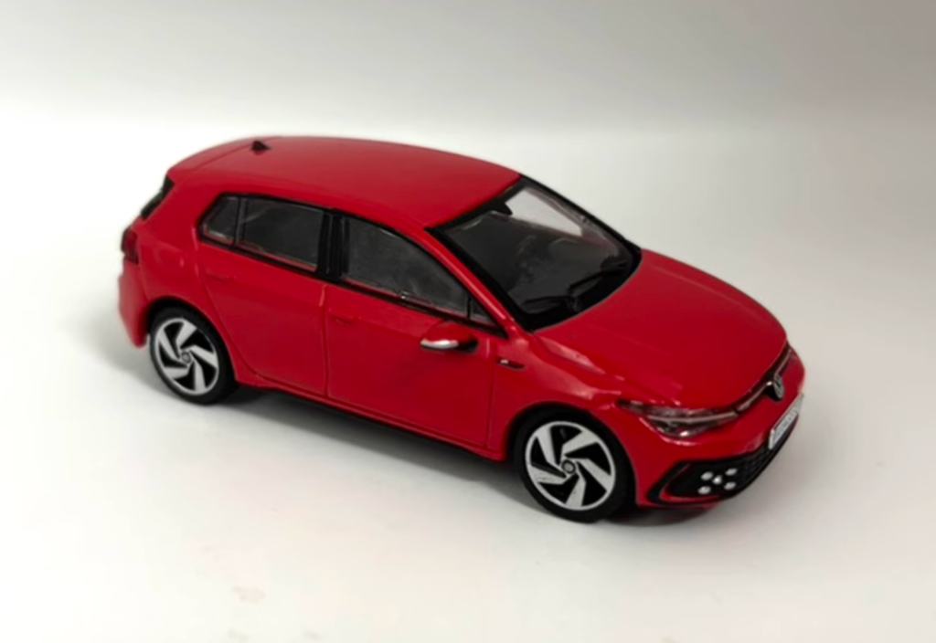 GCD 1:64 Red VW Gulf MK8 GTI Sport Hatchback Model Diecast Metal Car New Collection