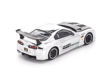 Load image into Gallery viewer, Poprace 1:64 Silver Carbon Supra GT300 Top Secret Model Diecast Metal Car New Collection
