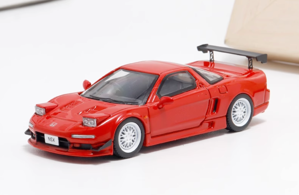 Fuji 1:64 Red JDM NSX MK1 NA1 Racing Sports Model Diecast Metal Car New Collection