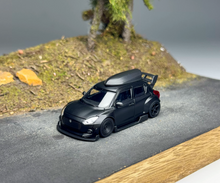 Load image into Gallery viewer, GS 1:64 JDM Matte Black Swift Widebody Sports Model Diecast Metal Car New Collection
