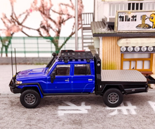 Load image into Gallery viewer, AB 1:64 Blue Land Cruiser J70 LC79 Pickup Truck Model Diecast Metal Car New
