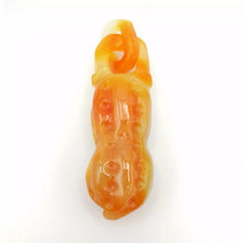 Load image into Gallery viewer, Nature Jade Pendant Peanut Necklace Gift Jewelry charm Blessing Lucky Fortune c
