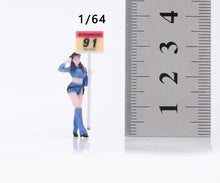 Load image into Gallery viewer, 1:64 Painted Figure Model Miniature Resin Diorama Signboard Model Lady Sand Hot
