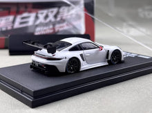 Load image into Gallery viewer, SR 1:64 White 911 GT3 R Racing Sports Model Diecast Metal Car New Collection
