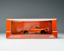Load image into Gallery viewer, 1:64 CM Orange 750s Spider Convertible Sports Model Diecast Metal Car New Collection
