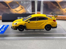 Load image into Gallery viewer, CM 1:64 Yellow Impreza STI 11 XI Widebody Sports Model Diecast Metal Car New Collection
