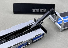 Load image into Gallery viewer, Supcar 1:64 Silver H300 Flatbed Trailer Truck Model Diecast Metal Car New Collection

