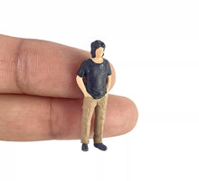 Load image into Gallery viewer, 1:64 Painted Figure Model Miniature Resin Diorama Sand Pool Billiards Balls Cue
