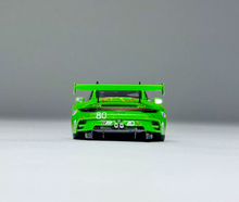 Load image into Gallery viewer, 1:64 Green Dinosaur H300 Trailer Truck 911 GT3 Set Model Diecast Metal Car New Collection
