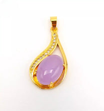Load image into Gallery viewer, Nature Jade Water Drop Pendant Necklace Gift Jewelry charm Blessing Lucky New a
