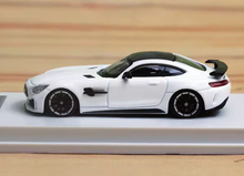Load image into Gallery viewer, MJ 1:64 White AMG GTR Coupe Super Racing Sport Model Diecast Metal Car New Collection
