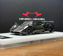 Load image into Gallery viewer, HH 1:64 Plating Black Zonda Tricolore Sports Model Diecast Metal Car New Collection
