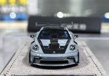 Load image into Gallery viewer, HH 1:64 Gray Blue Rims 992.1 GT3 RS Sports Model Diecast Resin Car New Collection
