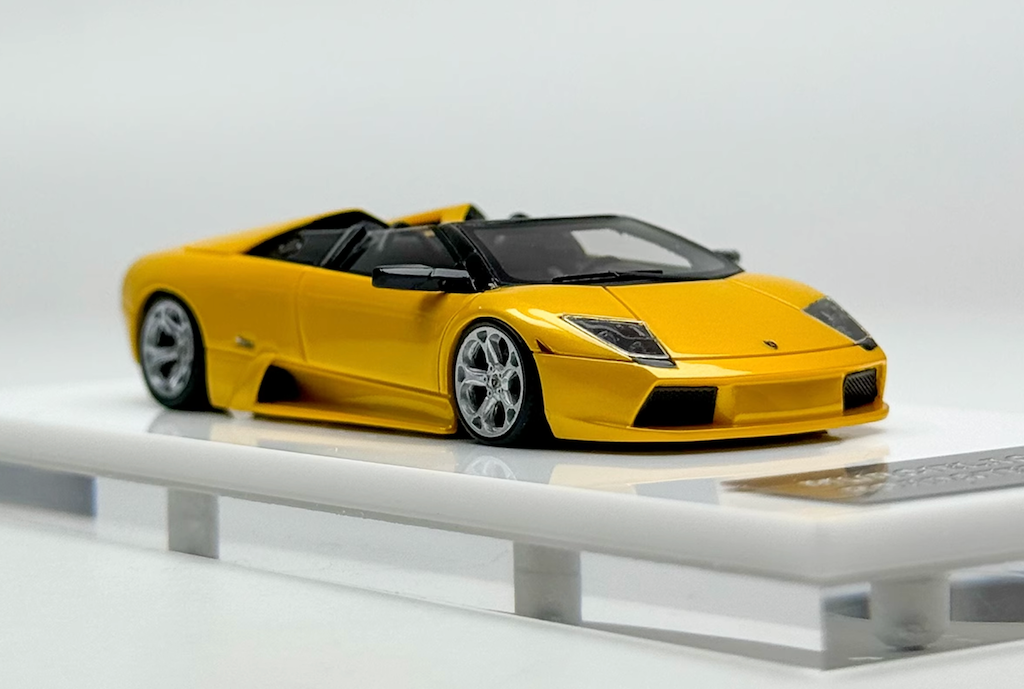 1:64 CL Yellow Murcielago Roadster Convertible Model Diecast Resin Car New Collection