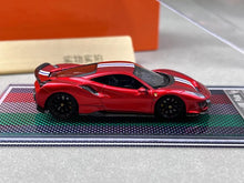 Load image into Gallery viewer, U2 1:64 Red New Novitec 488 Pista Racing Sports Model Diecast Resin Car New Collection
