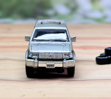 Load image into Gallery viewer, BM 1:64 Silver Green Pajero Off Road SUV Model Diecast Metal Car New
