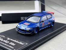 Load image into Gallery viewer, MC 1:64 Blue Civic EG6 1116 Hatchback Sports Model Diecast Metal Car New Collection
