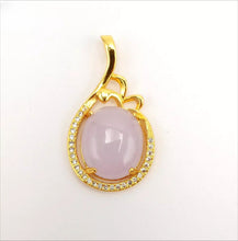 Load image into Gallery viewer, Nature Jade Water Drop Pendant Necklace Gift Jewelry charm Blessing Lucky New b
