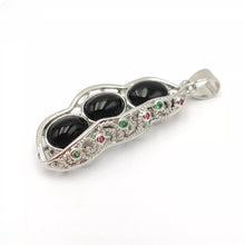 Load image into Gallery viewer, Nature Jade Lucky Beans Pendant Necklace Gift For Woman Jewelry charm Blessing B
