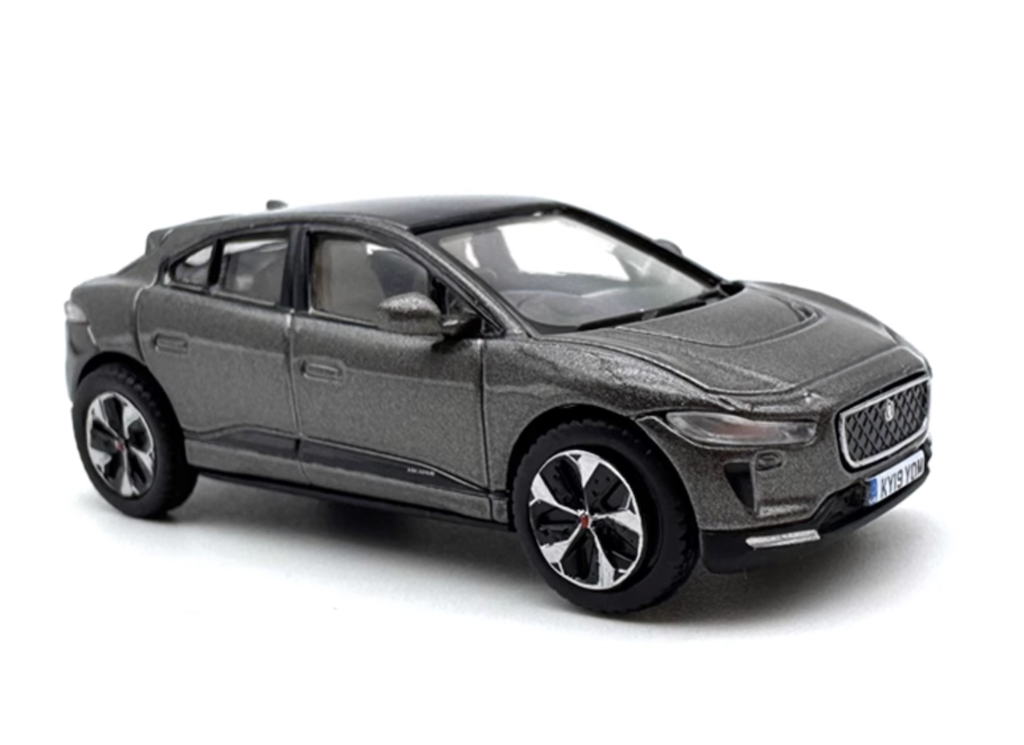 1:76 Gray Jaguar I-Pace City SUV Sports Model Diecast Metal Car New Collection