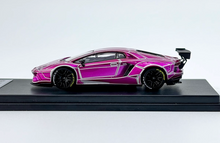Load image into Gallery viewer, King 1:64 Luminous Pink Aventador LP700 LBWK Sport Model Diecast Metal Car New Collection

