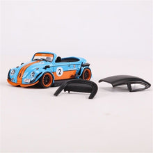 Load image into Gallery viewer, HKM 1:64 RWB Gulf Beetle VW Convertible Sports Model Diecast Metal Car

