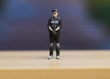 Load image into Gallery viewer, 1:64 Painted Figure Model Miniature Resin Diorama Sand Policeman SWAT Man Black
