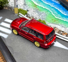 Load image into Gallery viewer, Fiberrun 1:64 HEC Red Forester SG9 STI SUV Sports Model Diecast Metal Car New Collection
