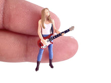 Load image into Gallery viewer, 1:64 Painted Figure Model Miniature Resin Diorama Street Band Guitarist Artists
