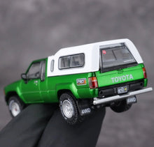 Load image into Gallery viewer, GCD 1:64 1985 Green Hilux Xtra Cab Pickup Truck Model Diecast Metal Car New Collection
