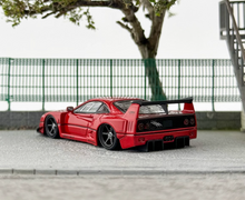 Load image into Gallery viewer, SH 1:64 Red F40 LBWK Widebody Sports Model Diecast Metal Car BN
