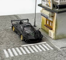 Load image into Gallery viewer, CM 1:64 Black Zonda R Racing Sports Model Diecast Metal Car New Collection

