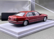 Load image into Gallery viewer, DCM 1:64 Red 1998-01 E38 L7 728il Luxury Sedan Model Diecast Metal Car New Collection
