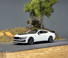 Load image into Gallery viewer, CM 1:64 White Mustang Dark Horse Coupe Sports Model Diecast Metal Car New Collection
