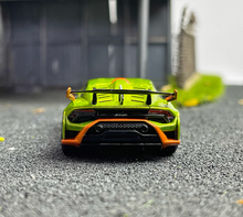 Load image into Gallery viewer, MINIGT 1:64 Green Huracan STO Racing Sports Model Diecast Metal Car #547
