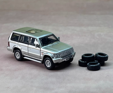 Load image into Gallery viewer, BM 1:64 Silver Pajero Off Road SUV Model Diecast Metal Car New
