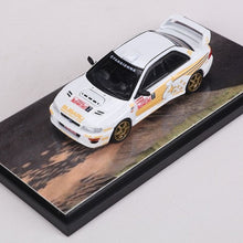 Load image into Gallery viewer, FW 1:64 White 2004 WRC GC STI #7 Racing Sports Model Diecast Metal Car BN
