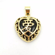 Load image into Gallery viewer, Nature Jade Love Pendant Necklace Gift Jewelry charm Blessing Adore Jewelry n
